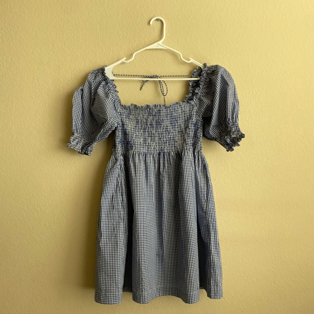 Hill House Nantucket Exclusive Blue Gingham Athena Dress